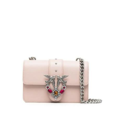 Pinko Cross Body Bags Pink, Dame Skuldertasker, Størrelse: ONE Size