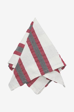 Svanefors - Serviett Lollo - Rød - Servietter - 45X45 - Fra Homeroom