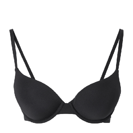 Å WOMAN T-shirt-BH ANNE Bh Svart 70E