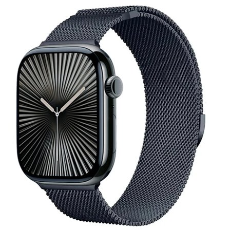 Milanese Armband för Apple Watch Band Ultra2 49mm 10 46mm 9 8 7 45mm 41mm Metall Magnetiskt Armband iWatch 6 5 4 SE2 44mm 40mm 42mm