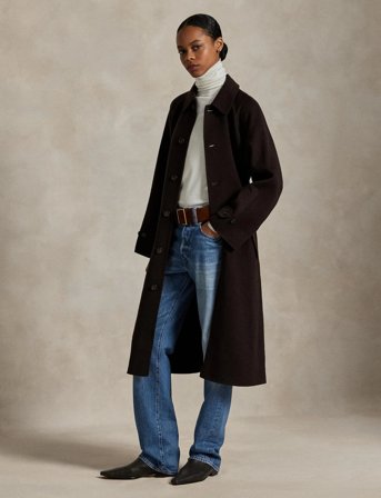 Polo Ralph Lauren Stretch-Blend Turtleneck - Cream - L