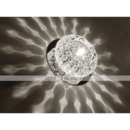 1 stk. 3W Loftlampe LED Spotlight 3 LED Perler Krystal