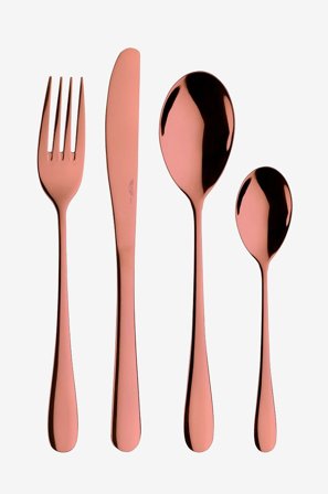 Pintinox - Ruokailuvälinesetti 24 kpl Princess Amber - Pronssi - Aterimet - - Homeroom