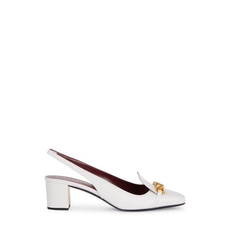 Valentino Garavani, Heeled Mules Wit, Dames, Maat:38 EU