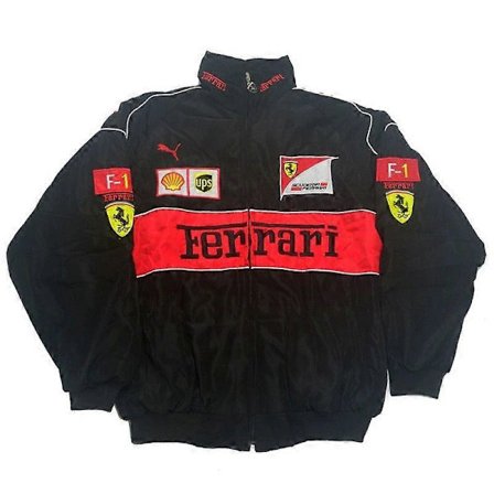 Ny F1 sommer tynd racerdragt sportsjakke racerdragt college stil retro