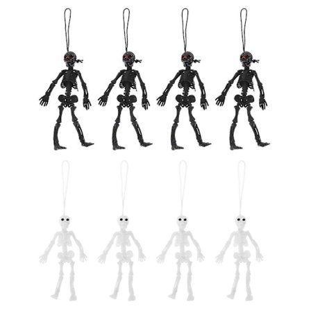 8 kpl Lasten Lelut Halloween Pelottavat Lelut Halloween Juhlalelut Halloween Luuranko Koriste Halloween Joustavat Luuranko Lelut-lingling}