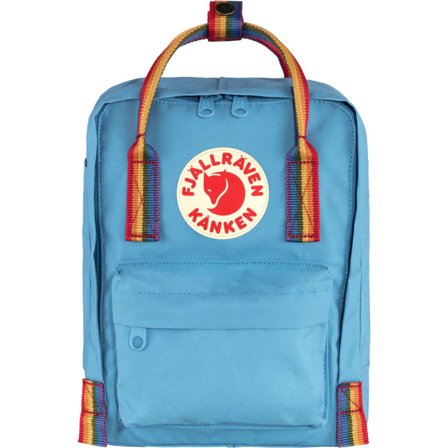 Fjällräven Kånken Rainbow Mini everyday backpacks Blue OneSize