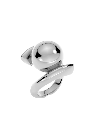 Edblad Bead Ring Smycken & klockor Dam Grå XS 16,0 mm