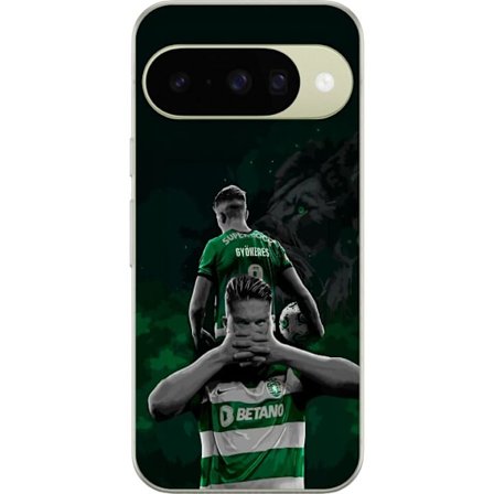 Kompatibelt Mobildeksel til Google Pixel 10 Neonmotiv med teksten "Gaming is in my DNA" på en blå og rød murvegg med en lysende DNA-spiral.