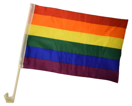 Bilflag Pride 2-pak