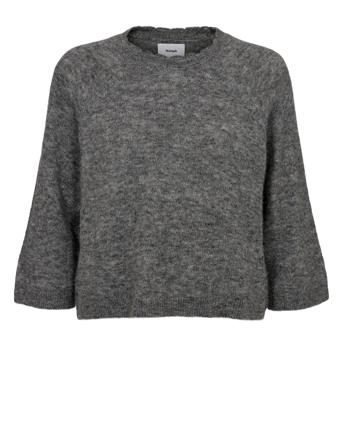 Nuriette Selma Pullover Grey Nümph
