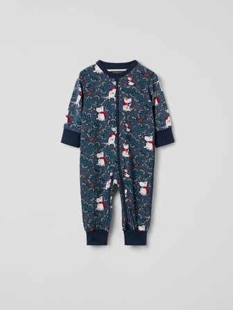 Polarn O. Pyret Pyjamasoverall mumin - 50 - 56 - barnkläder - blue