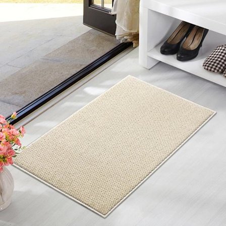 Kynnysmatto oveen - Juuttimainen sisäänkäyntimatto sisä-/ulkokäyttöön, liukumaton, pölytiivis ja nopeasti imevä - Tervetuloa-matto kotiin