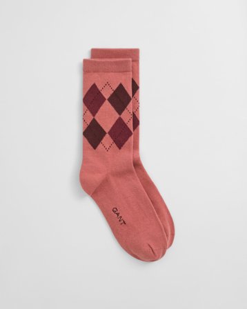 GANT Damen Karierte Argyle Socken (36-38)