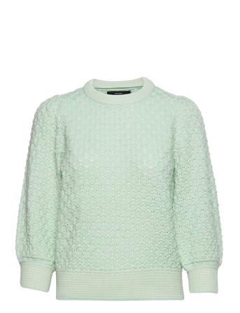 Vmjayda 3/4 O-Neck Blouse Ga Boo Green Vero Moda