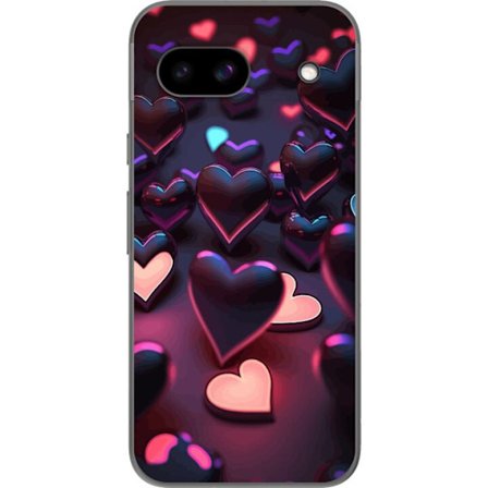 Yhteensopiva Puhelinkuori Google Google Pixel 8a KeskiyönSydämet