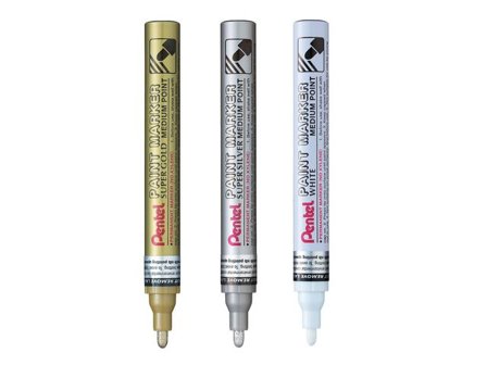 PENTEL Märkpenna Paint Marker rund guld - Lyreco - Kontorsmaterial - Pennor - Märkpennor - Rund spets