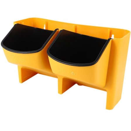 Stapelbar väggkruka vertikal suckulent växtkruka hängande bonsai kruka heminredning (gul)