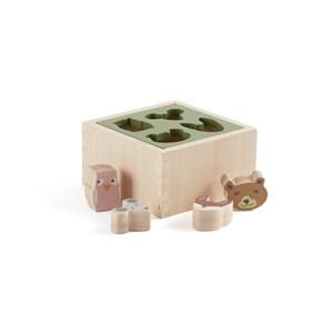 Kids Concept Nature Edvin Sorting Box One Size - First toys and baby toys - One size - Beige - Junge - Sorting boxes
