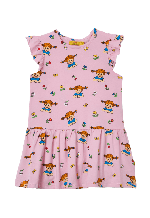 PIPPI Långstrump-klänning ASTRID Klänningar Rosa 98/104