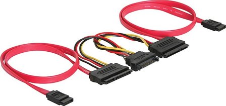 Delock SATA All-in-One cable - SATA-kabel - 50 cm