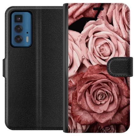 Kompatibelt Plånboksfodral till Motorola Motorola Edge 20 Pro Rosor