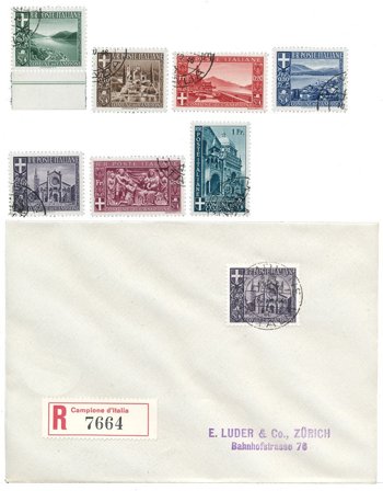 Italien 1944 - MICHEL 6/12 - Stemplet