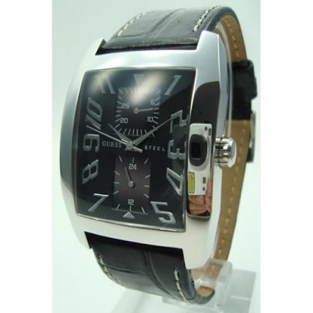 Klocka - Guess - 95200G1 - Svart läder - Kvarts - Analog