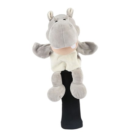 Golfklubbhuvudskydd för Trä Driver och Långvarig Grå Flodhäst