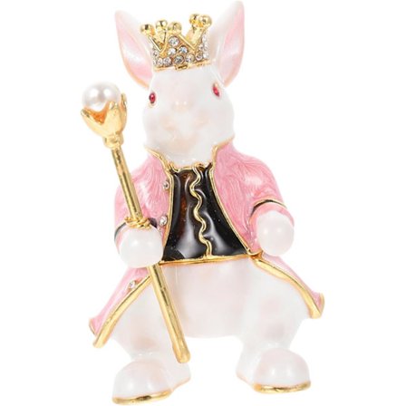 1 st Kanin Smyckeskrin Örhänge Stud Organizer Kaninformad T