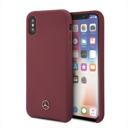 Mercedes Silikonlinje iPhone X/XS-etui - rød