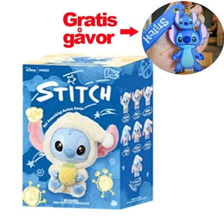 Højkvalitets Stitch Skal Spise en Bid Serie Vinyl Plast Stitch Blind Box Dukke (Tilfældig)