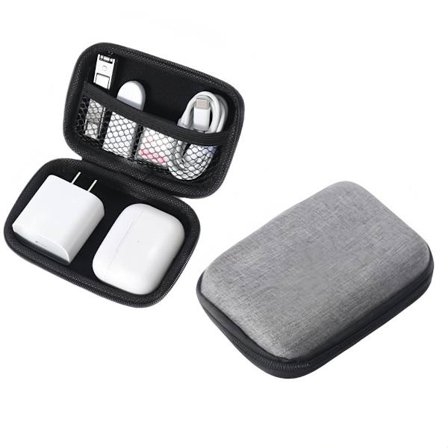 Elektronisk tilbehør oppbevaringsveske EVA Hard Shell Støtdemping Hard Shell Technology Oppbevaringsboks Vanntett oppbevaringsetui for kabler ladere