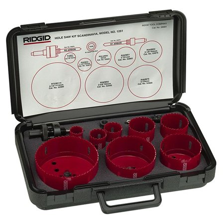 Ridgid 1251 Hullsagsett, Maskintilbehør & forbruk