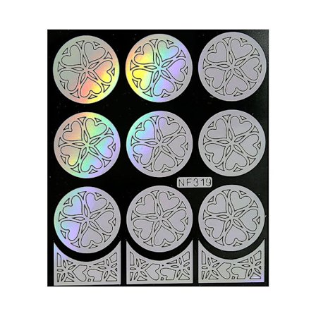 Negledekoration - Skabelon til maling - NF319 Holo