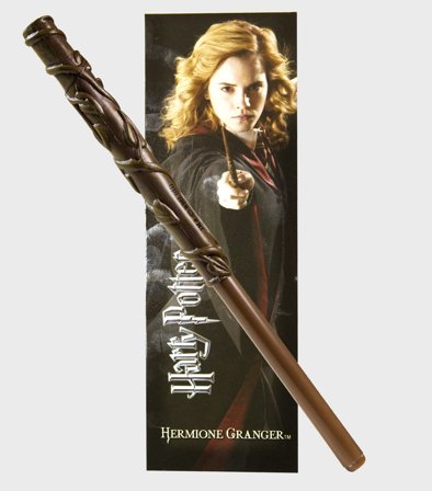 Harry Potter - Hermiones Wand Penn & Bokmerke