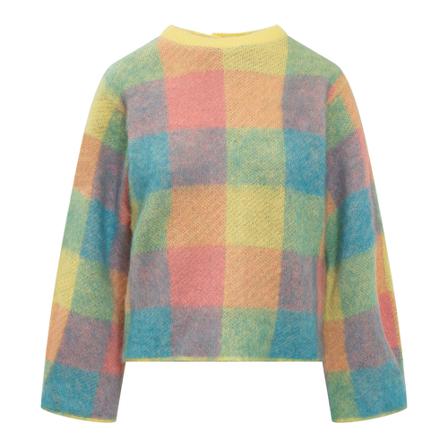 Semicouture Round-neck Strik Gul, Dame Striktrøjer