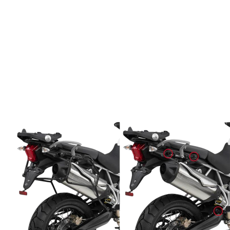Portavaligie Laterale Givi PLR Monokey Rapid Release - Triumph Tiger 800 XC 2011-2017