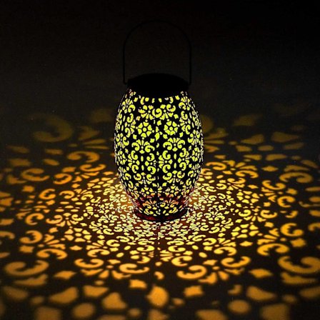 Solcellelykt Utendørs, Led Solcellelampe Utendørs Ip65 Vanntett Lys Dekorativ Belysning F