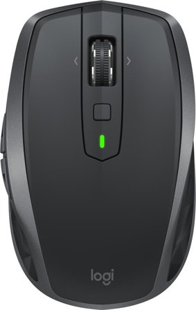Logitech MX Anywhere 2S - mus - 2.4 GHz, Bluetooth 4.0 LE - grafitt