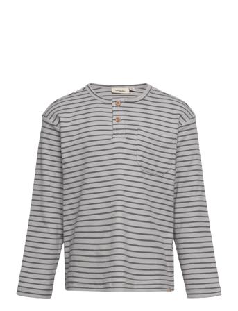Nmmgago Ls Loose Top Aop Sep Lil Grey Lil'Atelier