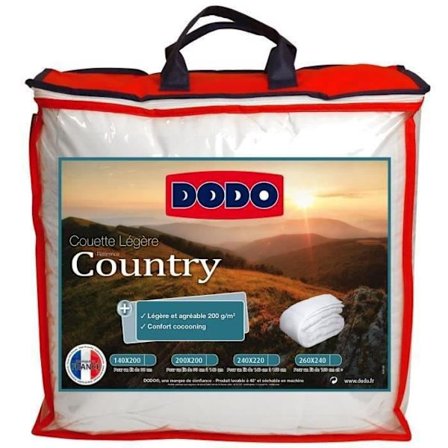 DODO Country Light Duvet - 200 x 200 cm - Vit