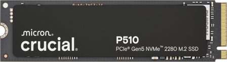 Crucial P510 1TB PCIe Gen5 NVMe M.2 PCIe 5.0 SSD