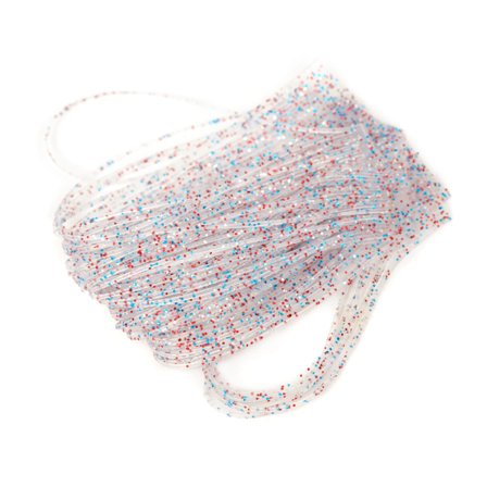 Nature's Spirit Disco Legs - Clear / Red Silver Blue