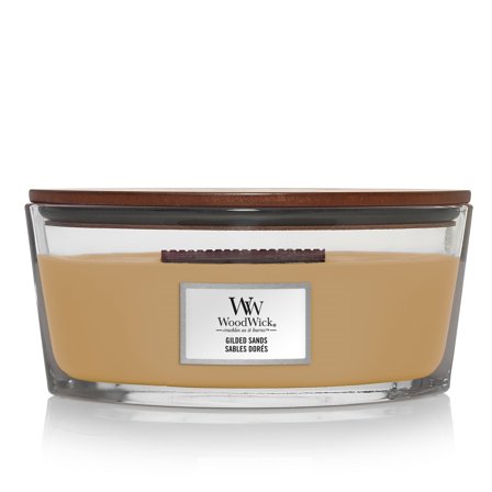 Woodwick Ellipse Candles Gilded Sands 453g - Candela Profumata