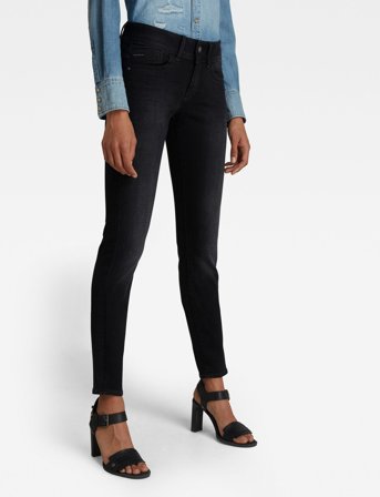 G-Star Lynn Mid Skinny Wmn - Grey - 30 x 32