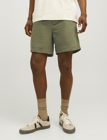 Jack & Jones Jpstjaiden Summer Linen Blend Short Sn - Green - S