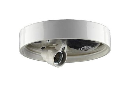 Ifö Electric 55752-000-10 Sockel rak, E27, IP44 Vit, Belysning