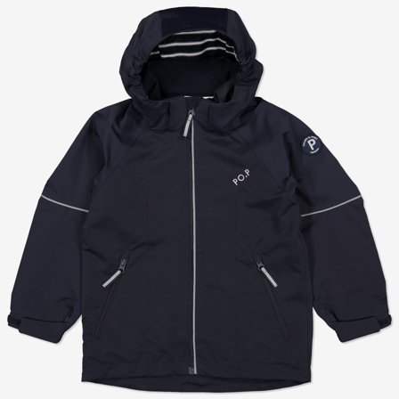 Kuoritakki Polarn O. Pyret 86 lastenvaatteet blue