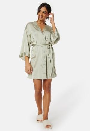 BUBBLEROOM Fiora kimono robe 32/34 Dusty green Aamutakit Dam